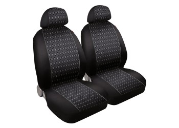 ΚΑΛΥΜΜΑΤΑ ΚΑΘΙΣΜΑΤΩΝ SQUARE ΠΟΛΥΕΣΤΕΡΙΚΟ ΜΑΥΡΟ ΜΕ ΠΛΕΞΗ ΖΑΚΑΡ -2ΤΕΜ.