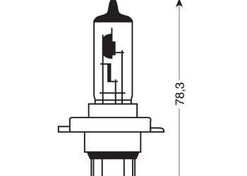 H19 12V 60/55W PU43t-3 1700/1200 lm STANDARD LINE ΑΛΟΓΟΝΟΥ (ΚΟΥΤΙ) - 1 ΤΕΜ.