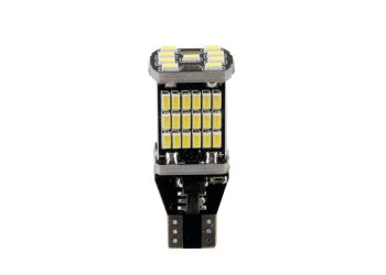T15 12-18V W2,1x9,5d 6.500K 360lm 45SMD LED ΛΕΥΚΟ (ΚΑΡΦΩΤΟ-ΔΙΠΛΗΣ ΠΟΛΙΚΟΤΗΤΑΣ) 2ΤΕΜ.