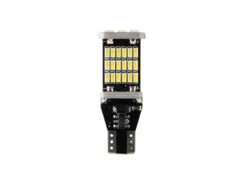 T15 12-18V W2,1x9,5d 6.500K 360lm 45SMD LED ΛΕΥΚΟ (ΚΑΡΦΩΤΟ-ΔΙΠΛΗΣ ΠΟΛΙΚΟΤΗΤΑΣ) 2ΤΕΜ.