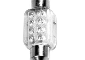 ΛΑΜΠΑΚΙΑ ΠΛΑΦΟΝΙΕΡΑΣ 12V SV8,5-8 13x35mm 8LED ΠΡΑΣΙΝΟ BLISTER 1ΤΕΜ.