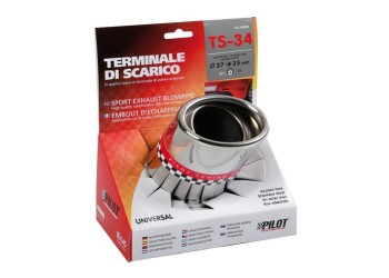 ΑΚΡΟ ΕΞΑΤΜΙΣΗΣ TS-34 Φ 27-35mm - ΟΒΑΛ ΛΟΞΟ