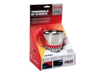 ΑΚΡΟ ΕΞΑΤΜΙΣΗΣ TS-39 Φ 35-42mm - ΣΤΡΟΓΓΥΛΟ ΛΟΞΟ