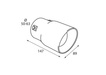 ΑΚΡΟ ΕΞΑΤΜΙΣΗΣ TS-50 Φ 50-63mm