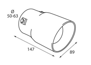 ΑΚΡΟ ΕΞΑΤΜΙΣΗΣ TS-50 Φ 50-63mm