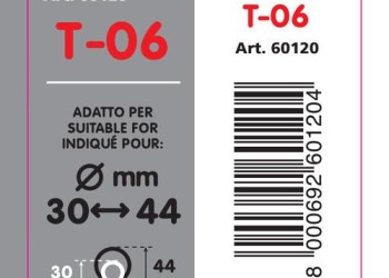 ΑΚΡΟ ΕΞΑΤΜΙΣΗΣ Τ-06 30-44mm - ΛΟΞΟ ΚΑΤΩ