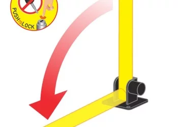 ΜΠΑΡΑ ΣΤΑΘΜΕΥΣΗΣ/ΣΤΥΛΟΣ ΠΑΡΚΙΝΓΚ 620 Χ 60 mm ΜΕ ΚΛΕΙΔΙ ΚΑΙ ΒΑΣΗ 130 Χ 110 mm - 1 ΤΕΜ.