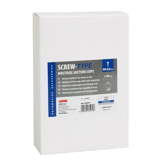 ΒΕΝΤΟΥΖΕΣ ΓΕΝΙΚΗΣ ΧΡΗΣΕΩΣ ΜΕ ΒΙΔΑ M5x0,8mm/40mm MULTIUSE CUPS LAMPA -20 ΤΕΜ