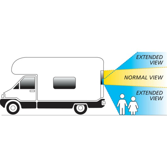 ΚΑΘΡΕΠΤΗΣ ΠΙΣΩ ΤΖΑΜΙΟΥ ΕΥΡΥΓΩΝΙΟΣ-ΠΡΙΣΜΑΤΙΚΟΣ (ΜΑΤΙ ΤΟΥ ΨΑΡΙΟΥ)  205mmx250mm