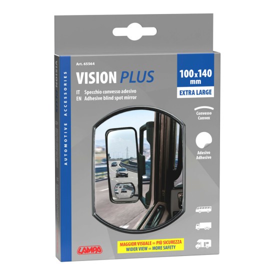 ΚΑΘΡΕΠΤΗΣ ΠΑΝΟΡΑΜΙΚΟΣ ΕΞΩΤΕΡΙΚΟΣ VISION PLUS ΓΙΑ ΦΟΡΤΗΓΟ/ΛΕΩΦΟΡΕΙΟ (140 Χ 100 mm)