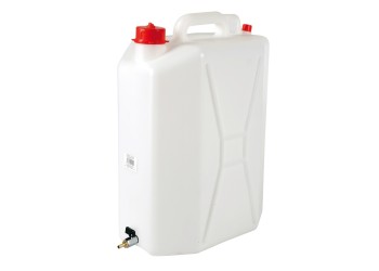 ΜΠΕΤΟΝΙ ΠΛΑΣΤΙΚΟ ΜΕ ΒΙΔΩΤΟ ΚΑΠΑΚΙ/ΣΤΟΜΙΟ/ ΜΕΤΑΛΛΙΚΟ ΒΡΥΣΑΚΙ ΓΙΑ ΠΟΣΙΜΟ ΝΕΡΟ 25LT