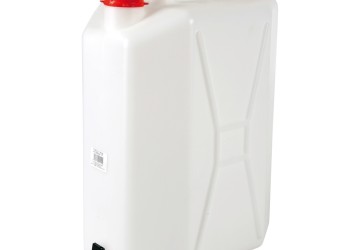 ΜΠΕΤΟΝΙ ΠΛΑΣΤΙΚΟ ΜΕ ΒΙΔΩΤΟ ΚΑΠΑΚΙ/ΣΤΟΜΙΟ/ ΜΕΤΑΛΛΙΚΟ ΒΡΥΣΑΚΙ ΓΙΑ ΠΟΣΙΜΟ ΝΕΡΟ 25LT