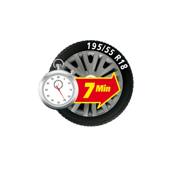 ΚΟΜΠΡΕΣΕΡ ΑΕΡΑ ΕΛΑΣΤΙΚΩΝ 12V 450ml ΜΕ ΥΓΡΟ ΕΠΙΣΚΕΥΗΣ 450ml ΜΑΝΟΜΕΤΡΟ ΚΑΙ ΜΕΤΡΗΤΗ ΠΙΕΣΗΣ (ΧΡΟΝΟΣ 7min)