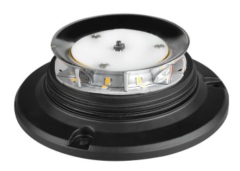 ΦΑΡΟΣ ΠΕΡΙΣΤΡΕΦΟΜΕΝΟΣ ΜΕ ΙΣΙΑ ΒΑΣΗ 8LED RL-14 9-32V 3 ΛΕΙΤΟΥΡΓΙΩΝ ΒΙΔΩΤΟΣ ΠΟΡΤΟΚΑΛΙ 110x75mm