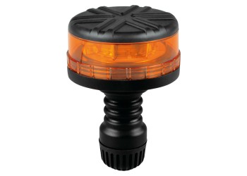 ΦΑΡΟΣ ΠΕΡΙΣΤΡΕΦΟΜΕΝΟΣ 8LED RL-15 9-32V 3 ΛΕΙΤΟΥΡΓΙΩΝ ΒΙΔΩΤΟΣ ΕΛΑΣΤΙΚΟΣ ΠΟΡΤΟΚΑΛΙ 145x105mm