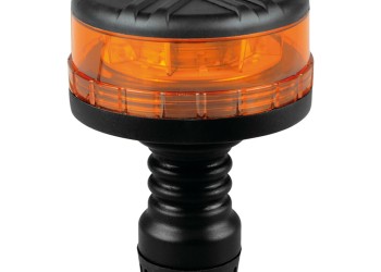 ΦΑΡΟΣ ΠΕΡΙΣΤΡΕΦΟΜΕΝΟΣ 8LED RL-15 9-32V 3 ΛΕΙΤΟΥΡΓΙΩΝ ΒΙΔΩΤΟΣ ΕΛΑΣΤΙΚΟΣ ΠΟΡΤΟΚΑΛΙ 145x105mm