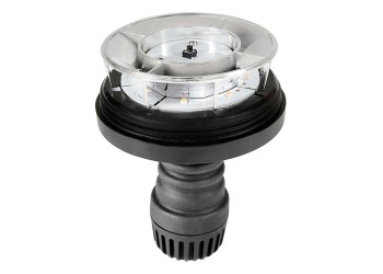 ΦΑΡΟΣ ΠΕΡΙΣΤΡΕΦΟΜΕΝΟΣ 8LED RL-15 9-32V 3 ΛΕΙΤΟΥΡΓΙΩΝ ΒΙΔΩΤΟΣ ΕΛΑΣΤΙΚΟΣ ΠΟΡΤΟΚΑΛΙ 145x105mm