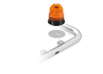 ΒΑΣΗ ΜΕΤΑΛΛΙΚΗ ΠΡΟΣΑΡΜΟΓΗΣ ΦΑΡΟΥ ΣΤΡΟΓΓΥΛΗ 145mm ΓΙΑ ΜΕΤΑΛΛΙΚΗ ΜΠΑΡΑ ΦΟΡΤΗΓΟΥ -1 ΤΕΜ