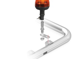 ΒΑΣΗ ΜΕΤΑΛΛΙΚΗ ΠΡΟΣΑΡΜΟΓΗΣ ΦΑΡΟΥ ΟΒΑΛ (195 Χ 40 mm) ΓΙΑ ΜΕΤΑΛΛΙΚΗ ΜΠΑΡΑ ΦΟΡΤΗΓΟΥ -1 ΤΕΜ