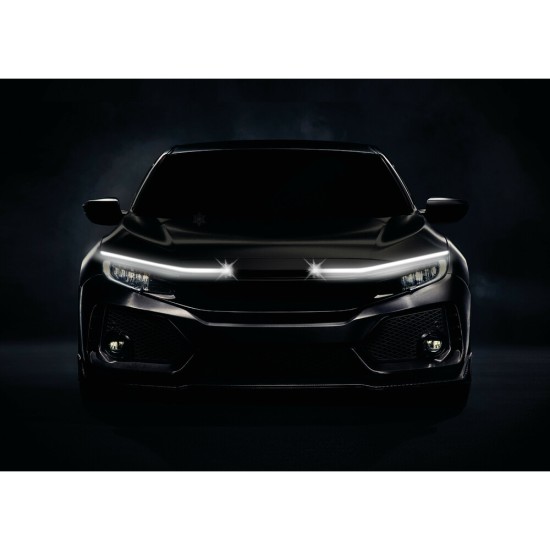 ΤΑΙΝΙΑ ΣΙΛΙΚΟΝΗΣ LED ΜΕ ΛΕΥΚΟ ΦΩΣ ΓΙΑ ΚΑΠΟ ΕΜΠΡΟΣ ΑΥΤΟΚΟΛΛΗΤΗ HOOD LED LIGHT 12V IP67 12Χ5mm 120cm LAMPA -  1 Τεμ.