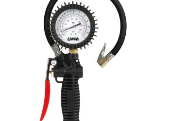 ΜΕΤΡΗΤΗΣ ΠΙΕΣΗΣ ΕΛΑΣΤΙΚΩΝ ΜΕ ΜΑΝΟΜΕΤΡΟ ΑΝΑΛΟΓΙΚΟΣ ΜΕ ΥΠΟΔΟΧΗ ΓΙΑ ΑΕΡΟΣΥΜΠΙΕΣΤΗ (max 12 BAR/170 PSI) LAMPA -  1 Τεμ.