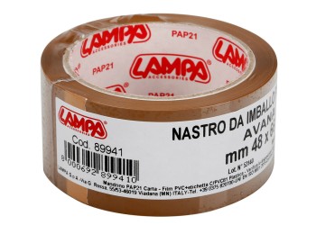 ΤΑΙΝΙΑ ΣΥΣΚΕΥΑΣΙΑΣ ΚΑΦΕ ΑΥΤΟΚΟΛΛΗΤΗ ΓΙΑ ΑΜΠΑΛΑΖ 48mmX66m LAMPA - 1 ΤΕΜ.