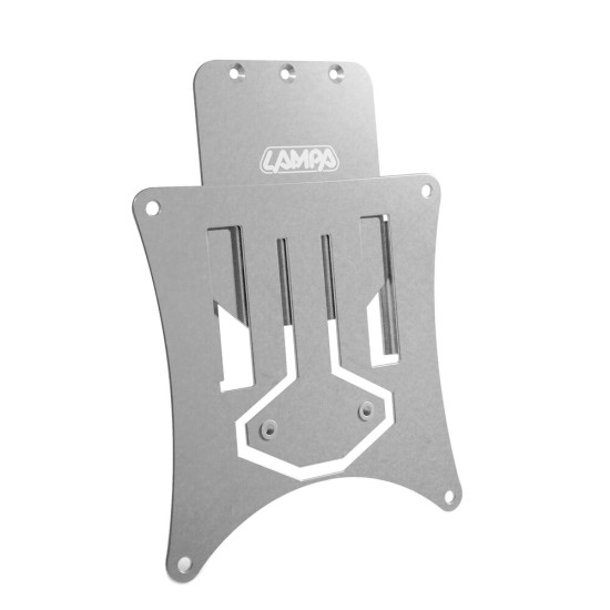 ΒΑΣΗ ΣΤΗΡΙΞΗΣ ΠΙΝΑΚΙΔΑΣ MOTO ΑΛΟΥΜΙΝΙΟΥ EASY-OFF ΜΕ ΑΠΟΣΠΩΜΕΝΟ ΣΥΣΤΗΜΑ ΓΙΑ ENDURO/OFF-ROAD 170x158mm LAMPA - 1 Tεμ.