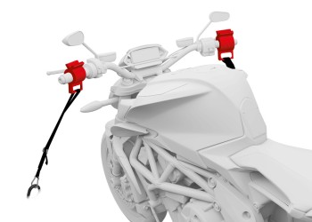 ΣΦΙΓΚΤΗΡΕΣ ΣΤΕΡΕΩΣΗΣ MOTO TIE DOWN CLAMPS ΓΙΑ ΣΤΗΡΙΞΗ ΑΠΟ ΤΑ ΧΕΡΟΥΛΙΑ ΣΕ ΜΑΥΡΟ ΧΡΩΜΑ LAMPA - 2 ΤΕΜ.