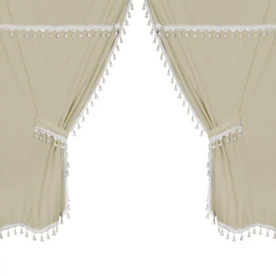 ΣΕΤ ΚΟΥΡΤΙΝΕΣ ΝΤΑΛΙΚΑΣ PREMIER SMART CABIN ΚΡΕΜ 5ΤΕΜ.