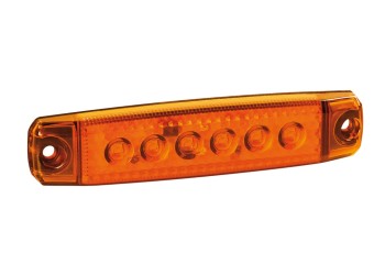 ΦΩΣ ΟΓΚΟΥ 6LED ΠΟΡΤΟΚΑΛΙ SMD 12/24V 96mm 20ΤΕΜ.