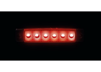 ΦΩΣ ΟΓΚΟΥ 9>32V 6 LED ΚΟΚΚΙΝΟ ΧΡΩΜΑ 95,6x19,8mm ΜΕ ΕΓΚΡΙΣΗ ΤΥΠΟΥ E148 LAMPA -  1 Τεμ.