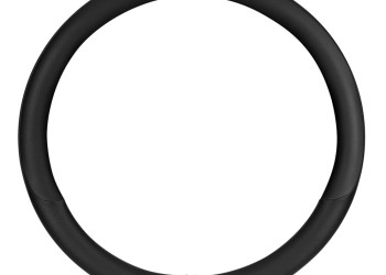 Lampa - Κάλυμμα Τιμονιού Φορτηγού NOBLE από Skeentex M 44-46εκ. Άοσμο Μαλακό αντιολισθητικό εύκολη τοποθέτηση φαρδιά λαβή 10εκ. Μαύρο - 1 τεμ. (L9708.1)