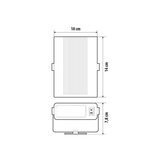ΑΕΡΟΘΕΡΜΟ / ΑΝΕΜΙΣΤΗΡΑΣ 24V/150w ΓΙΑ ΨΥΧΡΟ / ΘΕΡΜΟ ΑΕΡΑ ΚΕΡΑΜΙΚΗΣ ΘΕΡΜΑΝΣΗΣ  ΜΕ ΚΑΛΩΔΙΟ 140cm 140x100x78 LAMPA -1 ΤΕΜ.