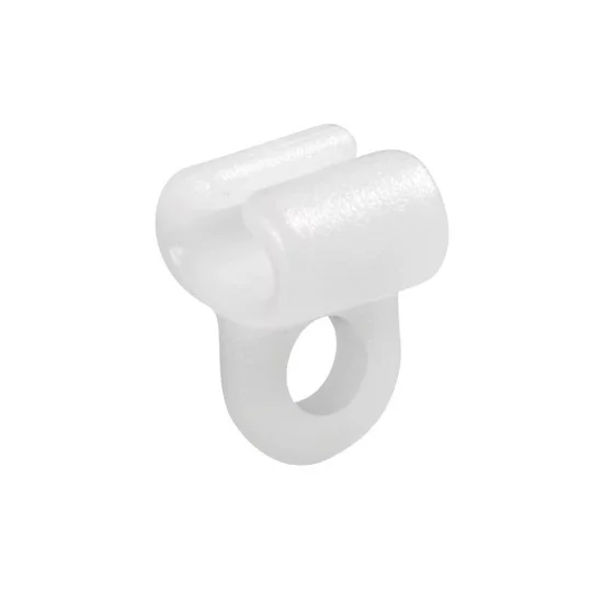 Lampa - Γαντζάκια Κουρτίνας Φορτηγού G-9 για Σιδηρόδρομο Τύπου Υ από Πλαστικό σε Λευκό Ημιδιάφανο Χρώμα με Διαστάσεις 7.5x10x14.5 mm - 25 τεμ. (L9711.4)