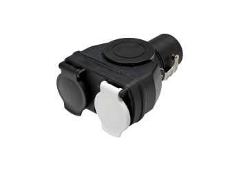 ΠΡΙΖΑ/ΑΝΤΑΠΤΟΡΑΣ ΓΙΑ ΣΠΙΡΑΛ ΡΕΥΜΑΤΟΣ ΦΟΡΤΗΓΟΥ/ΝΤΑΛΙΚΑΣ (ΕΙΣΟΔΟΣ 15 ΠΟΛΩΝ >ΕΞΟΔΟΣ TYPE N + TYPE S) LAMPA  - 1 ΤΕΜ.