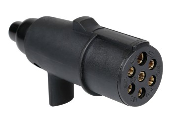 ΠΡΙΖΑ ΚΟΤΣΑΔΟΡΟΥ ΠΛΑΣΤΙΚΗ ΜΑΥΡΗ 24N 24V 7PIN ISO 1185 ΘΗΛΥΚΗ