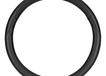 Lampa - Κάλυμμα Τιμονιού Φορτηγού Club γνήσιο δέρμα M 44-46εκ. Άοσμο Μαλακό εύκολη τοποθέτηση φαρδιά λαβή 10εκ. Μαύρο - 1 τεμ. (L9716.4)