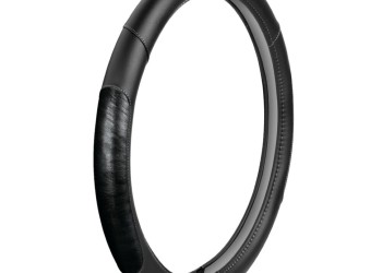 ΚΑΛΥΜΜΑ ΤΙΜΟΝΙΟΥ ΦΟΡΤΗΓΟΥ PEARL BLACK ΔΕΡΜΑΤΙΝΗ ΜΑΥΡΟ (S) 42-44cm ΟΙΚΟΛΟΓΙΚΟ ΚΑΙ ΑΟΣΜΟ