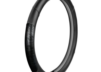 ΚΑΛΥΜΜΑ ΤΙΜΟΝΙΟΥ ΦΟΡΤΗΓΟΥ PEARL BLACK ΔΕΡΜΑΤΙΝΗ ΜΑΥΡΟ (XL) 49-51cm ΟΙΚΟΛΟΓΙΚΟ ΚΑΙ ΑΟΣΜΟ