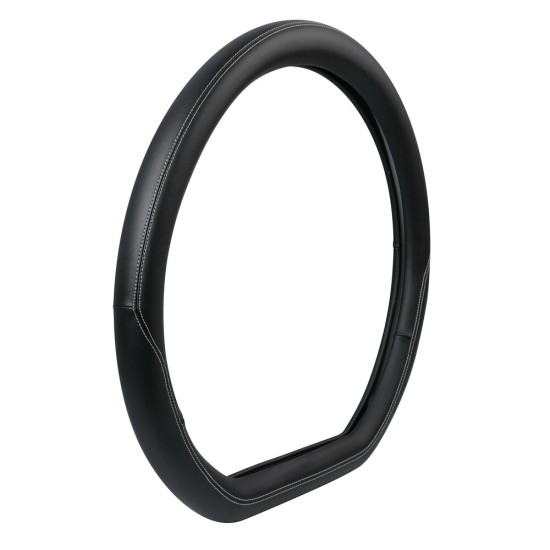 Lampa - Κάλυμμα Τιμονιού Club Sport από Skeentex συμβατό με Reanault T 01/22> κοφτό άοσμο μαλακό φαρδιά λαβή Μαύρο - 1 τεμ. (L9784.1)