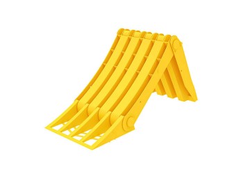 ΤΑΚΟΣ ΤΡΟΧΟΥ ORIGAMY E53 ΘΕΡΜΟΠΛΑΣΤΙΚΟΣ ΚΙΤΡΙΝΟΣ DIN76051/53 463x228mm - 1 ΤΕΜ.