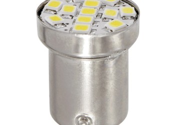 R5W BA15s 24/28V 120LM 12SMD LED x 1 CHIPS HYPER LED ΛΕΥΚΑ 20TEM.