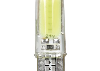 T10 W5W 24-30V W2,1x9,5d MEGA-LED COB 2SMDx12chips 150lm ΛΕΥΚΟ 20ΤΕΜ.