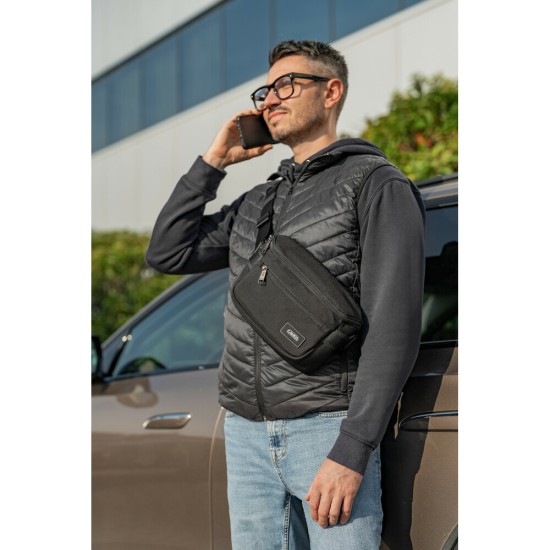 ΤΣΑΝΤΑΚΙ ΧΙΑΣΤΙ ΜΕ ΦΑΡΔΥ ΙΜΑΝΤΑ ΚΑΙ ΚΛΙΠ ΜΑΥΡΟ CB-01 CROSSBODY LAMPA