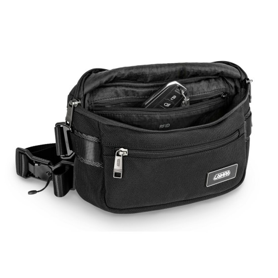 ΤΣΑΝΤΑΚΙ ΧΙΑΣΤΙ ΜΕ ΦΑΡΔΥ ΙΜΑΝΤΑ ΚΑΙ ΚΛΙΠ ΜΑΥΡΟ CB-01 CROSSBODY LAMPA