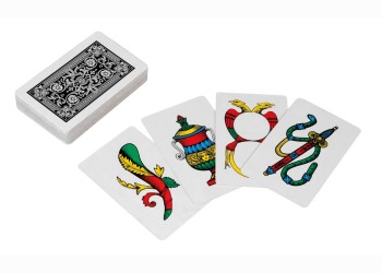 NEAPOLITAN ΠΑΙΧΝΙΔΙ ΜΕ ΚΑΡΤΕΣ ΑΠΟ ΠΛΑΣΤΙΚΟΠΟΙΗΜΕΝΟ ΧΑΡΤΙ ΜΕ ΔΙΑΣΤΑΣΕΙΣ ΚΑΡΤΑΣ 83x52mm