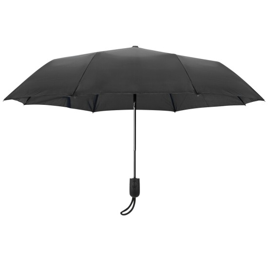 ΟΜΠΡΕΛΑ COMPACT MIDI Φ98cm ΑΝΤΙΑΝΕΜΙΚΗ ΜΕ ΑΥΤΟΜΑΤΟ ΑΝΟΙΓΜΑ ΣΕ ΜΑΥΡΟ ΧΡΩΜΑ LAMPA - 1 ΤΕΜ.