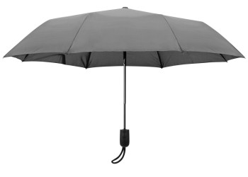 ΟΜΠΡΕΛΑ COMPACT MIDI Φ98cm ΑΝΤΙΑΝΕΜΙΚΗ ΜΕ ΑΥΤΟΜΑΤΟ ΑΝΟΙΓΜΑ ΣΕ ΓΚΡΙ ΧΡΩΜΑ LAMPA - 1 ΤΕΜ.