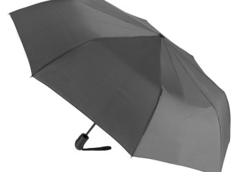 ΟΜΠΡΕΛΑ COMPACT MIDI Φ98cm ΑΝΤΙΑΝΕΜΙΚΗ ΜΕ ΑΥΤΟΜΑΤΟ ΑΝΟΙΓΜΑ ΣΕ ΓΚΡΙ ΧΡΩΜΑ LAMPA - 1 ΤΕΜ.