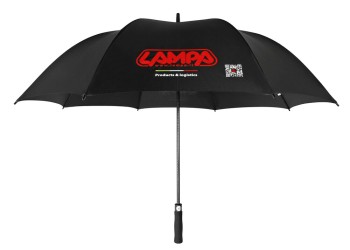 ΟΜΠΡΕΛΑ PROMO 129 Φ129cm ΑΝΤΙΑΝΕΜΙΚΗ ΜΕ ΑΥΤΟΜΑΤΟ ΑΝΟΙΓΜΑ ΛΟΓΟΤΥΠΟ LAMPA ΣΕ ΜΑΥΡΟ ΧΡΩΜΑ LAMPA - 1 ΤΕΜ.